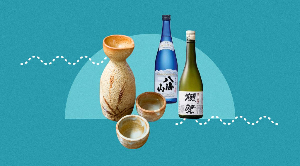 Super soft water and soft taste. Sake mini size tasting set